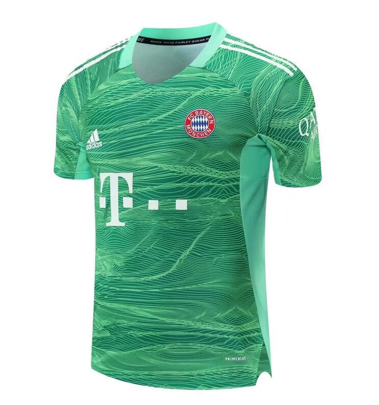 2021/22 Bayern Munich Green Gaolkeeper Soccer Jersey Shirt